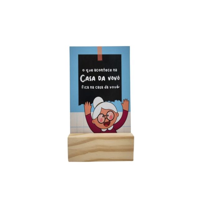 PLACA DE MESA CASA DA VOVÓ